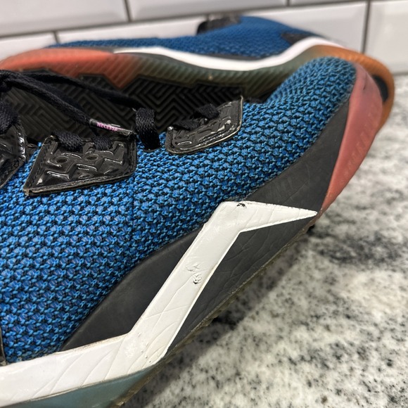 Nike Air Jordan Spike Forty Mens 10 Ya-Dig 2015‎ Pink Blue Tennis Shoe Street main image 4